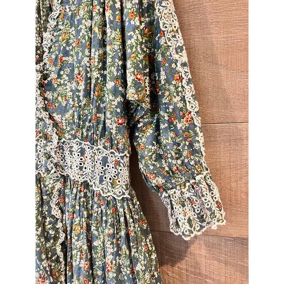 By TIMO Eyelet Short Sleeve Cotton Minidress Size L - Picture 5 of 12